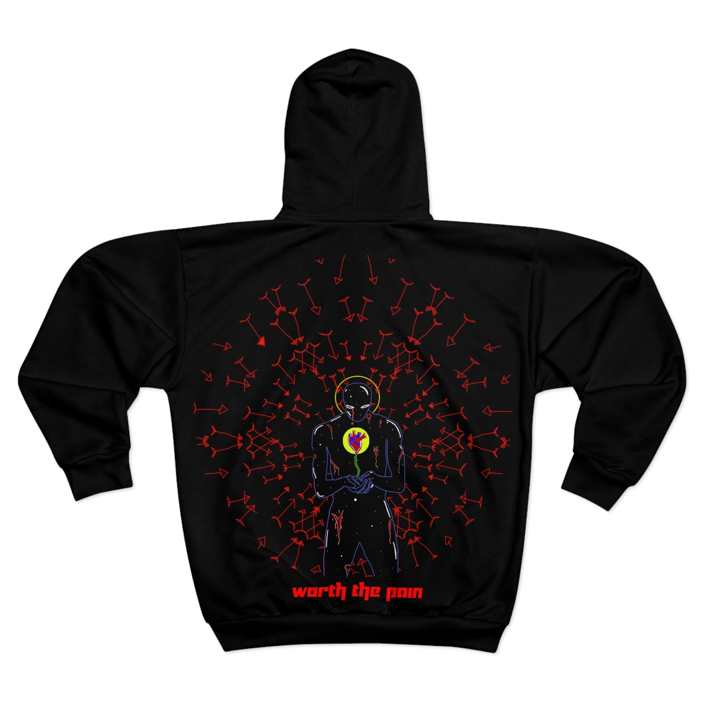 Worth The Pain Zip Hoodie